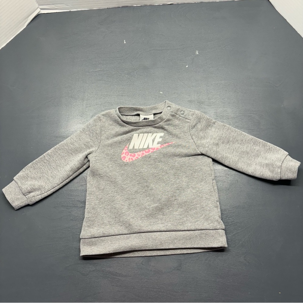 Nike Bay Girl Fleece Tunic Sweatshirt Sz 18M